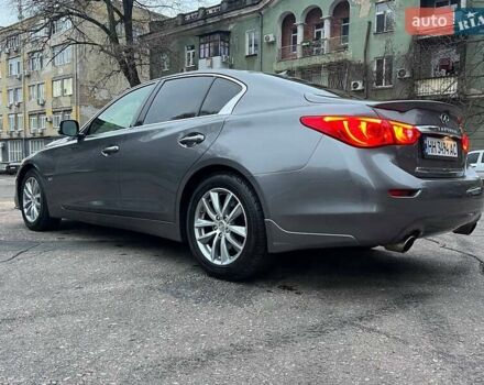 Серый Инфинити Q50, объемом двигателя 3 л и пробегом 116 тыс. км за 11700 $, фото 15 на Automoto.ua