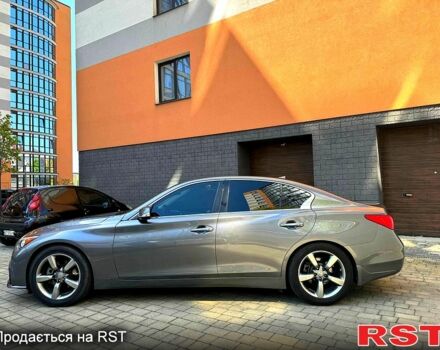 Серый Инфинити Q50, объемом двигателя 3 л и пробегом 165 тыс. км за 12900 $, фото 5 на Automoto.ua