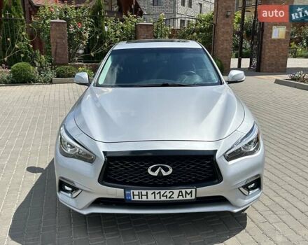 Серый Инфинити Q50, объемом двигателя 2 л и пробегом 123 тыс. км за 13500 $, фото 14 на Automoto.ua
