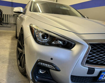 Сірий Інфініті Q50, об'ємом двигуна 3 л та пробігом 80 тис. км за 18500 $, фото 1 на Automoto.ua
