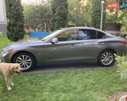 Серый Инфинити Q50, объемом двигателя 3 л и пробегом 123 тыс. км за 17300 $, фото 10 на Automoto.ua