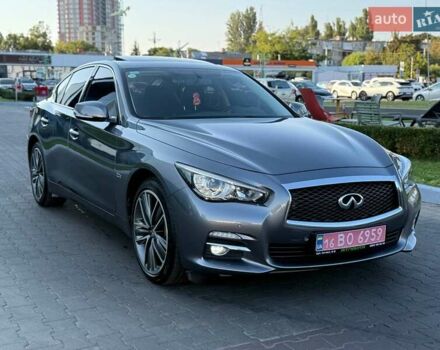 Серый Инфинити Q50, объемом двигателя 2.2 л и пробегом 137 тыс. км за 16999 $, фото 13 на Automoto.ua