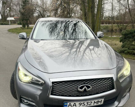 Серый Инфинити Q50, объемом двигателя 3 л и пробегом 118 тыс. км за 15500 $, фото 3 на Automoto.ua