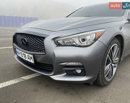Серый Инфинити Q50, объемом двигателя 3 л и пробегом 178 тыс. км за 12999 $, фото 4 на Automoto.ua
