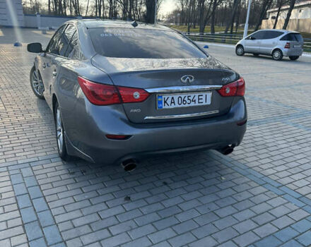 Серый Инфинити Q50, объемом двигателя 3 л и пробегом 148 тыс. км за 14990 $, фото 4 на Automoto.ua