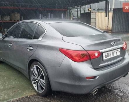 Серый Инфинити Q50, объемом двигателя 2.2 л и пробегом 79 тыс. км за 15800 $, фото 2 на Automoto.ua