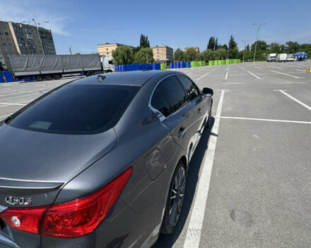 Серый Инфинити Q50, объемом двигателя 3 л и пробегом 200 тыс. км за 18000 $, фото 3 на Automoto.ua