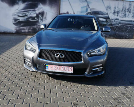Серый Инфинити Q50, объемом двигателя 2.2 л и пробегом 203 тыс. км за 14500 $, фото 2 на Automoto.ua
