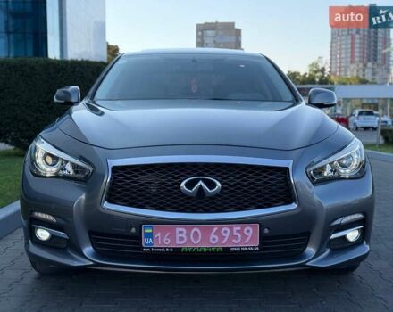 Серый Инфинити Q50, объемом двигателя 2.2 л и пробегом 137 тыс. км за 16999 $, фото 5 на Automoto.ua