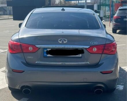 Серый Инфинити Q50, объемом двигателя 3 л и пробегом 85 тыс. км за 11000 $, фото 2 на Automoto.ua
