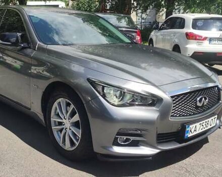 Сірий Інфініті Q50, об'ємом двигуна 2.14 л та пробігом 178 тис. км за 16800 $, фото 1 на Automoto.ua
