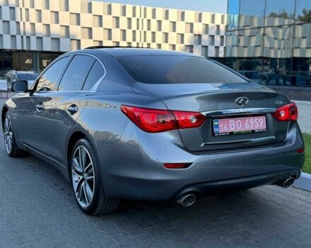 Серый Инфинити Q50, объемом двигателя 2.2 л и пробегом 137 тыс. км за 16999 $, фото 5 на Automoto.ua