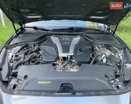 Серый Инфинити Q50, объемом двигателя 3 л и пробегом 123 тыс. км за 17300 $, фото 16 на Automoto.ua