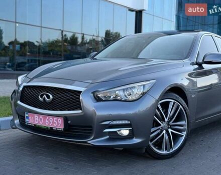 Серый Инфинити Q50, объемом двигателя 2.2 л и пробегом 137 тыс. км за 16999 $, фото 2 на Automoto.ua