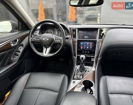 Серый Инфинити Q50, объемом двигателя 3 л и пробегом 170 тыс. км за 16500 $, фото 18 на Automoto.ua