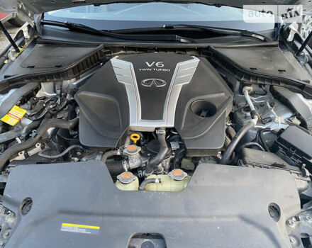 Серый Инфинити Q50, объемом двигателя 3 л и пробегом 78 тыс. км за 17000 $, фото 6 на Automoto.ua