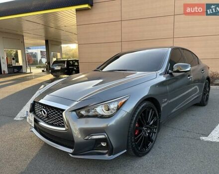 Серый Инфинити Q50, объемом двигателя 3 л и пробегом 82 тыс. км за 23000 $, фото 53 на Automoto.ua