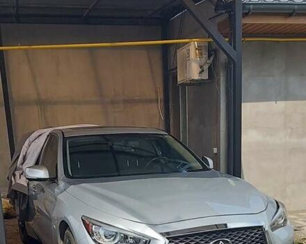 Серый Инфинити Q50, объемом двигателя 3 л и пробегом 47 тыс. км за 21650 $, фото 25 на Automoto.ua