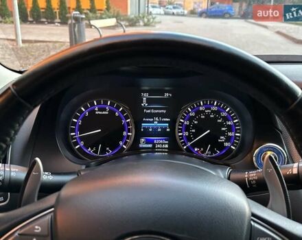 Серый Инфинити Q50, объемом двигателя 3 л и пробегом 82 тыс. км за 23000 $, фото 17 на Automoto.ua