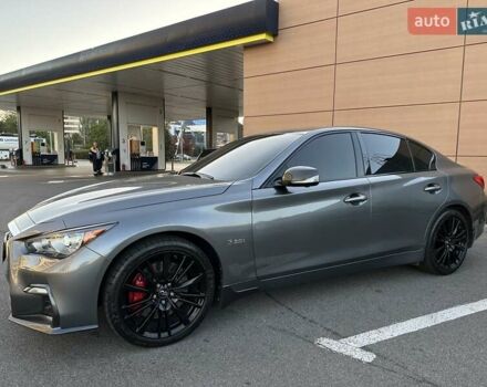 Серый Инфинити Q50, объемом двигателя 3 л и пробегом 82 тыс. км за 23000 $, фото 58 на Automoto.ua