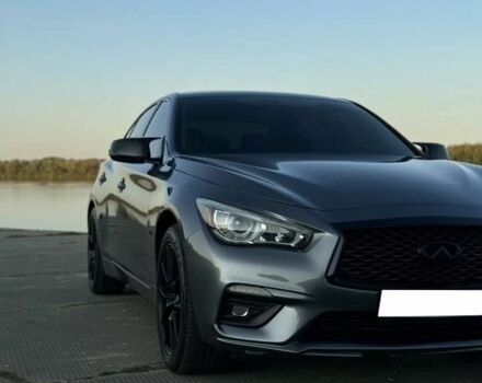 Серый Инфинити Q50, объемом двигателя 2 л и пробегом 127 тыс. км за 10100 $, фото 1 на Automoto.ua