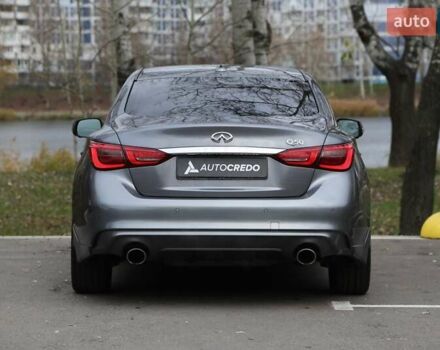 Серый Инфинити Q50, объемом двигателя 2.98 л и пробегом 100 тыс. км за 16500 $, фото 5 на Automoto.ua