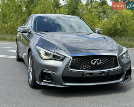 Серый Инфинити Q50, объемом двигателя 3 л и пробегом 108 тыс. км за 17500 $, фото 1 на Automoto.ua