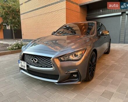 Серый Инфинити Q50, объемом двигателя 3 л и пробегом 82 тыс. км за 23000 $, фото 10 на Automoto.ua