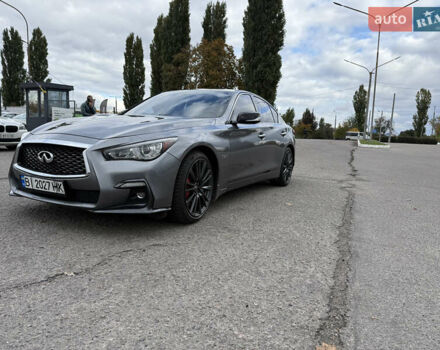 Серый Инфинити Q50, объемом двигателя 3 л и пробегом 85 тыс. км за 22000 $, фото 11 на Automoto.ua