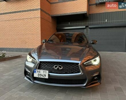 Серый Инфинити Q50, объемом двигателя 3 л и пробегом 82 тыс. км за 23000 $, фото 9 на Automoto.ua