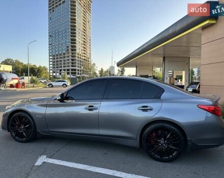 Серый Инфинити Q50, объемом двигателя 3 л и пробегом 82 тыс. км за 23000 $, фото 48 на Automoto.ua