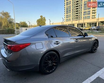 Серый Инфинити Q50, объемом двигателя 3 л и пробегом 82 тыс. км за 23000 $, фото 54 на Automoto.ua