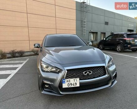 Серый Инфинити Q50, объемом двигателя 3 л и пробегом 82 тыс. км за 23000 $, фото 56 на Automoto.ua