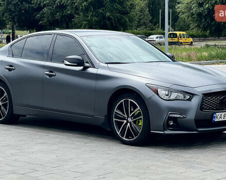 Серый Инфинити Q50, объемом двигателя 1.99 л и пробегом 180 тыс. км за 17700 $, фото 2 на Automoto.ua