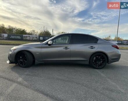 Серый Инфинити Q50, объемом двигателя 3 л и пробегом 118 тыс. км за 22800 $, фото 5 на Automoto.ua
