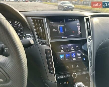 Серый Инфинити Q50, объемом двигателя 3 л и пробегом 118 тыс. км за 22800 $, фото 17 на Automoto.ua