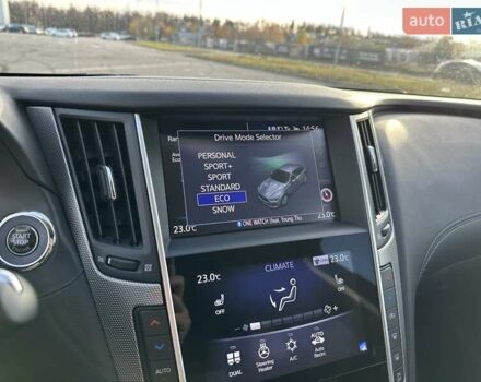 Серый Инфинити Q50, объемом двигателя 3 л и пробегом 118 тыс. км за 22800 $, фото 19 на Automoto.ua