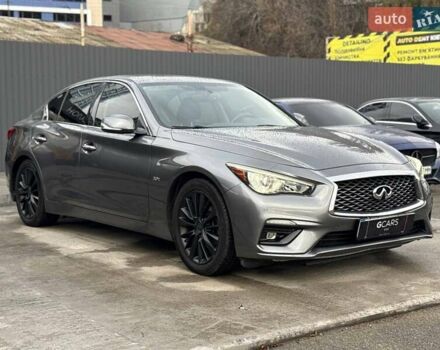 Серый Инфинити Q50, объемом двигателя 3 л и пробегом 170 тыс. км за 16500 $, фото 2 на Automoto.ua