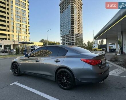 Серый Инфинити Q50, объемом двигателя 3 л и пробегом 82 тыс. км за 23000 $, фото 60 на Automoto.ua