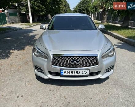 Серый Инфинити Q50, объемом двигателя 1.99 л и пробегом 143 тыс. км за 14799 $, фото 1 на Automoto.ua