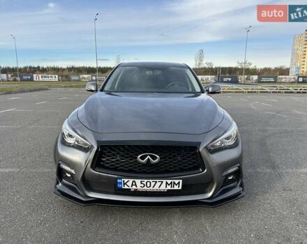 Серый Инфинити Q50, объемом двигателя 3 л и пробегом 118 тыс. км за 22800 $, фото 2 на Automoto.ua