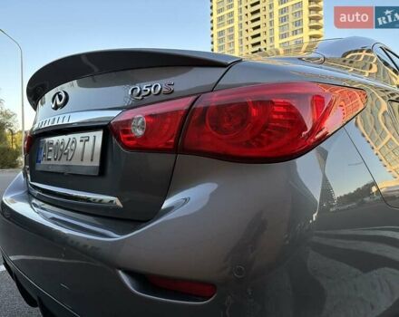 Серый Инфинити Q50, объемом двигателя 3 л и пробегом 82 тыс. км за 23000 $, фото 61 на Automoto.ua