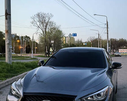 Серый Инфинити Q50, объемом двигателя 3 л и пробегом 140 тыс. км за 25000 $, фото 4 на Automoto.ua