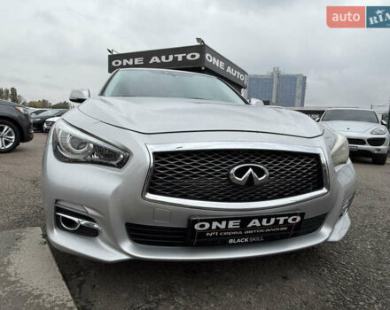 Серый Инфинити Q50, объемом двигателя 3 л и пробегом 132 тыс. км за 11990 $, фото 9 на Automoto.ua