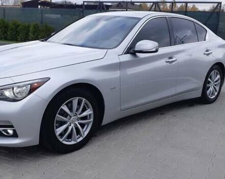 Серый Инфинити Q50, объемом двигателя 3 л и пробегом 86 тыс. км за 16250 $, фото 7 на Automoto.ua