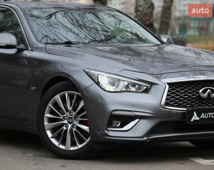 Серый Инфинити Q50, объемом двигателя 2.98 л и пробегом 100 тыс. км за 16500 $, фото 3 на Automoto.ua