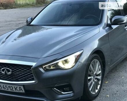 Сірий Інфініті Q50, об'ємом двигуна 3 л та пробігом 77 тис. км за 22000 $, фото 2 на Automoto.ua