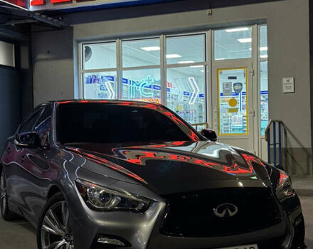Серый Инфинити Q50, объемом двигателя 3 л и пробегом 140 тыс. км за 25000 $, фото 5 на Automoto.ua