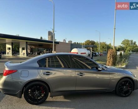 Серый Инфинити Q50, объемом двигателя 3 л и пробегом 82 тыс. км за 23000 $, фото 47 на Automoto.ua