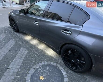 Серый Инфинити Q50, объемом двигателя 3 л и пробегом 118 тыс. км за 22800 $, фото 13 на Automoto.ua